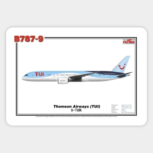 Boeing B787-9 - Thomson Airways (TUI) (Art Print) Sticker